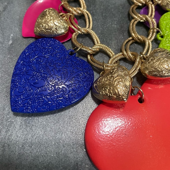 Napier Heart Statement Necklace - Picture 6 of 8